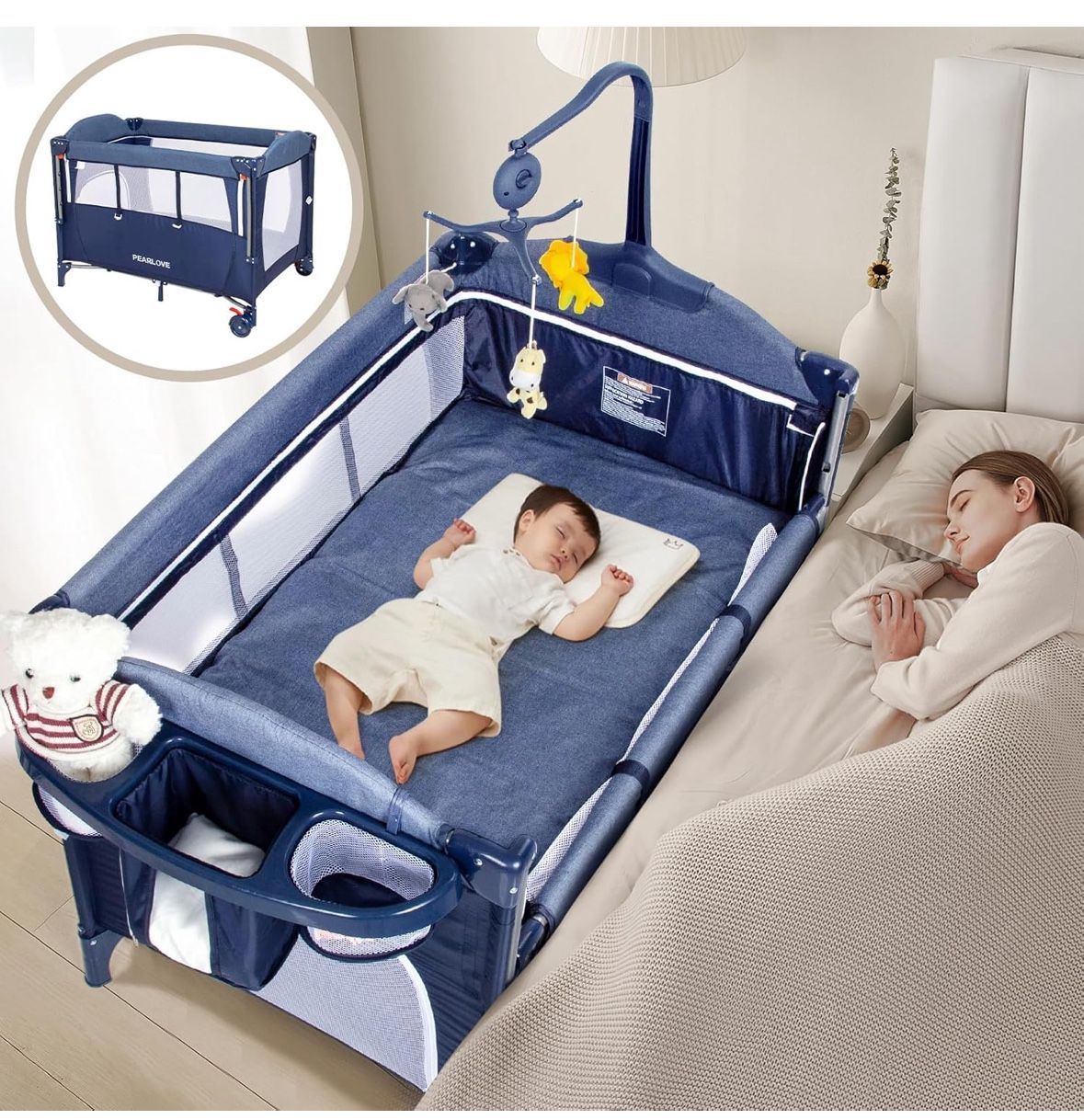Bassinet Bedside Crib
