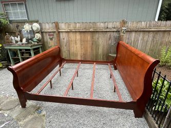 King Sleigh Bed Frame