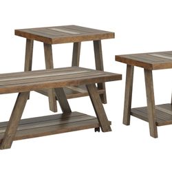 Set of Coffee, Side, Console Tables. 