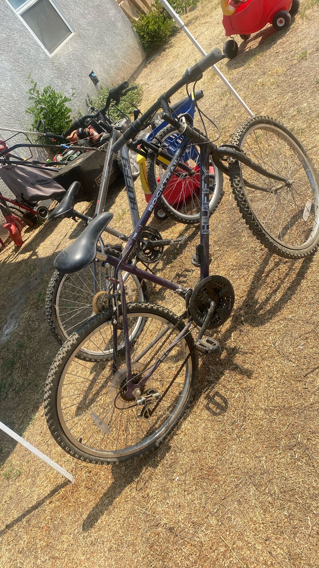 Two Huffy Mountain Bikes