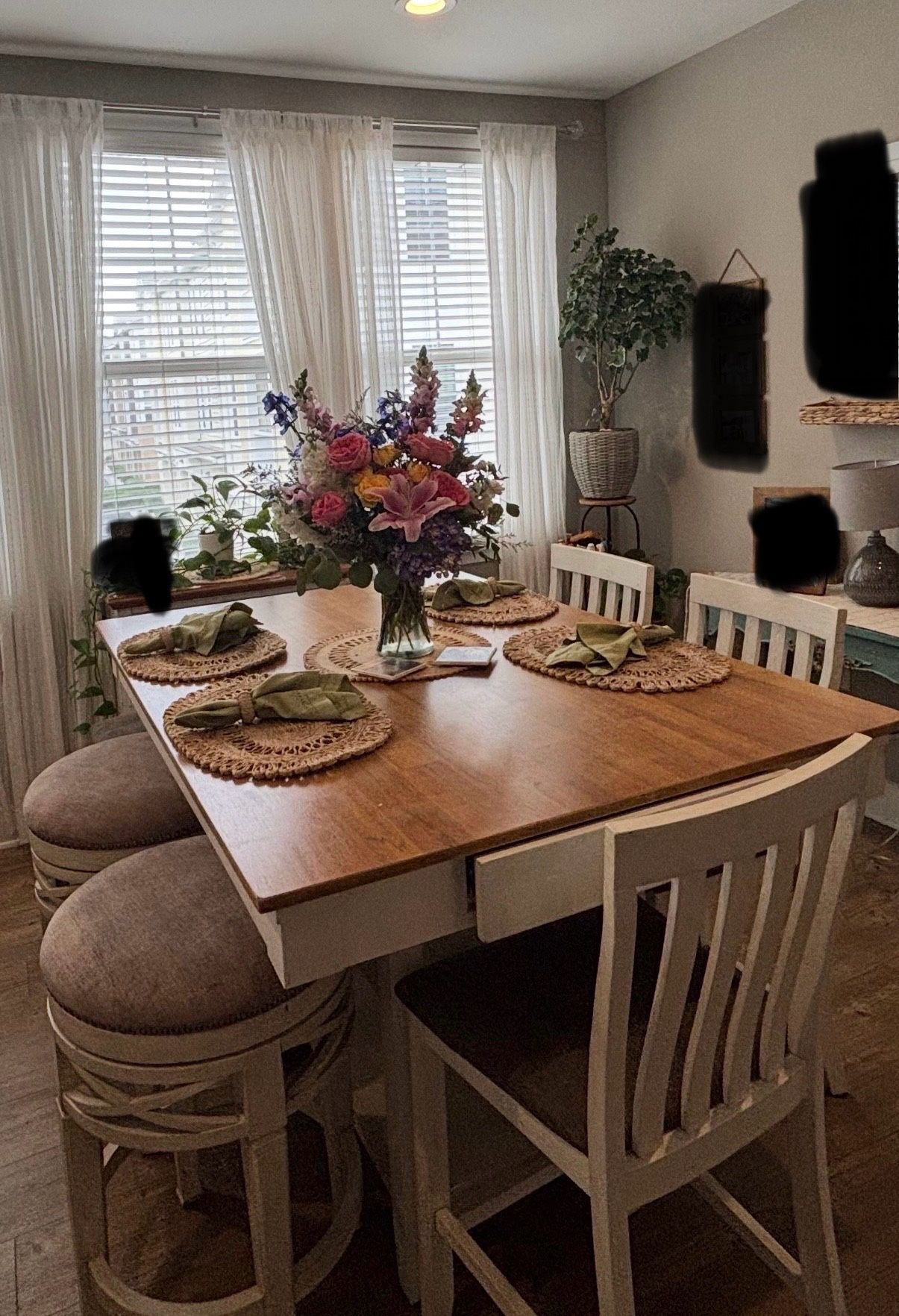 Bar Height Dining Table