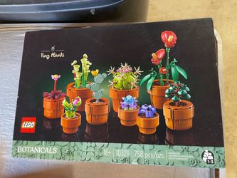 LEGO Icons Tiny Plants (10329) building set, which features nine different botanical models for display