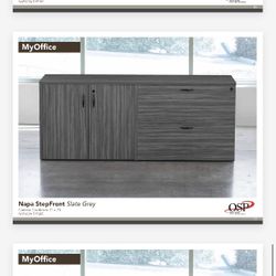 Brown And White Furniture Storage File Cabinet