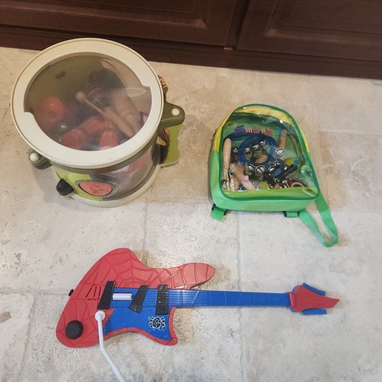 2 Toddler/Baby Music Sets & Electic Guitar