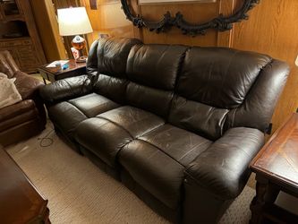 Black power reclining couch $300