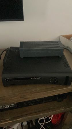 Xbox 360 with power supply and hard drive no hdmi and no controller