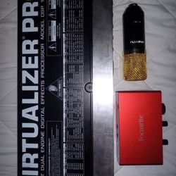 Focusrite, Virtualizer and Microphone $220 Obo