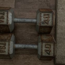 40lb Dumbbells 