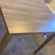 Grey counter height dining table