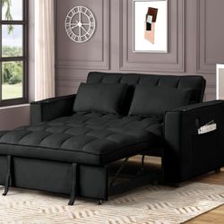 Brand  NEW Sofa Pull Out Bed Futon Black OR Grey $389 
