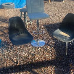 Stool And Two Chairs 