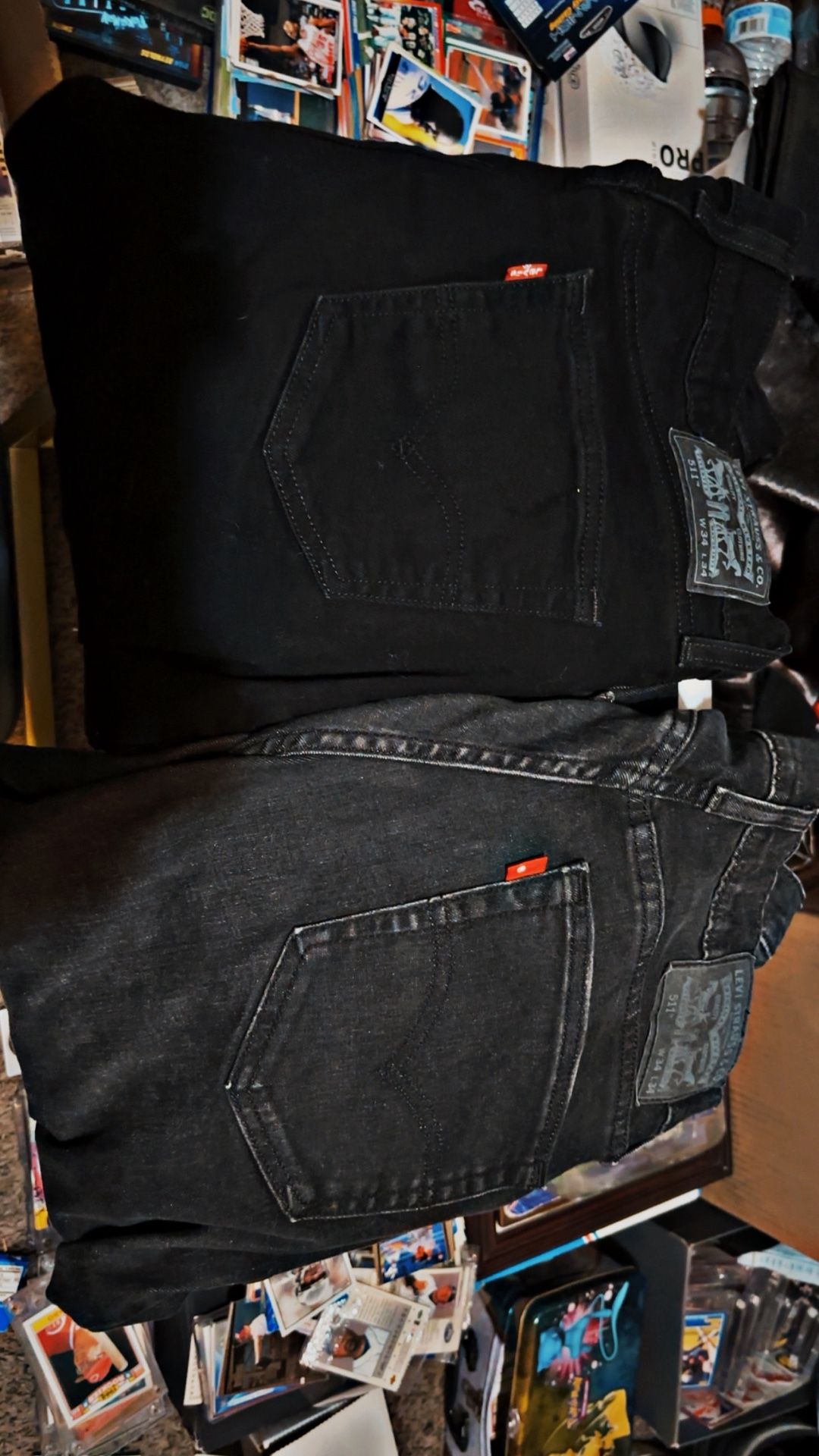2 Pairs Of Levi’s Black 34x34