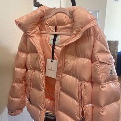 Pink Moncler Puffer Jacket