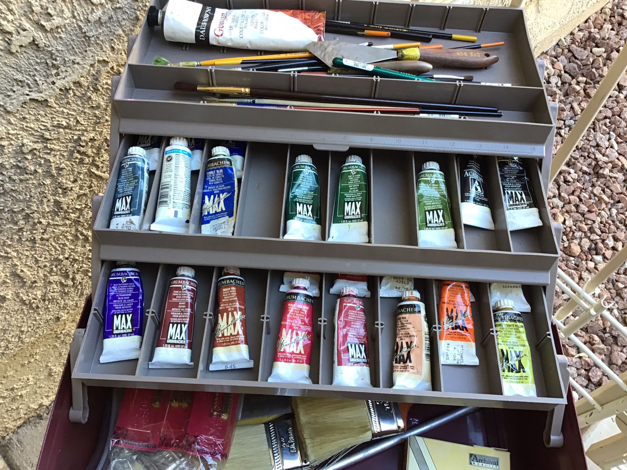Oil Paints & Brushes