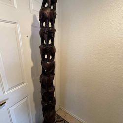 Wooden Elephant Statue