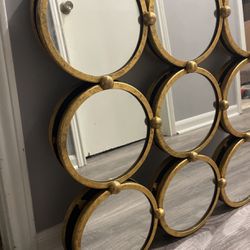 gold mirror x2 