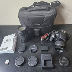 Canon T7 / 1500D 24.1MP DSLR  / Lens Bundle 18-55 & 75-300mm + BAG Camera Kit