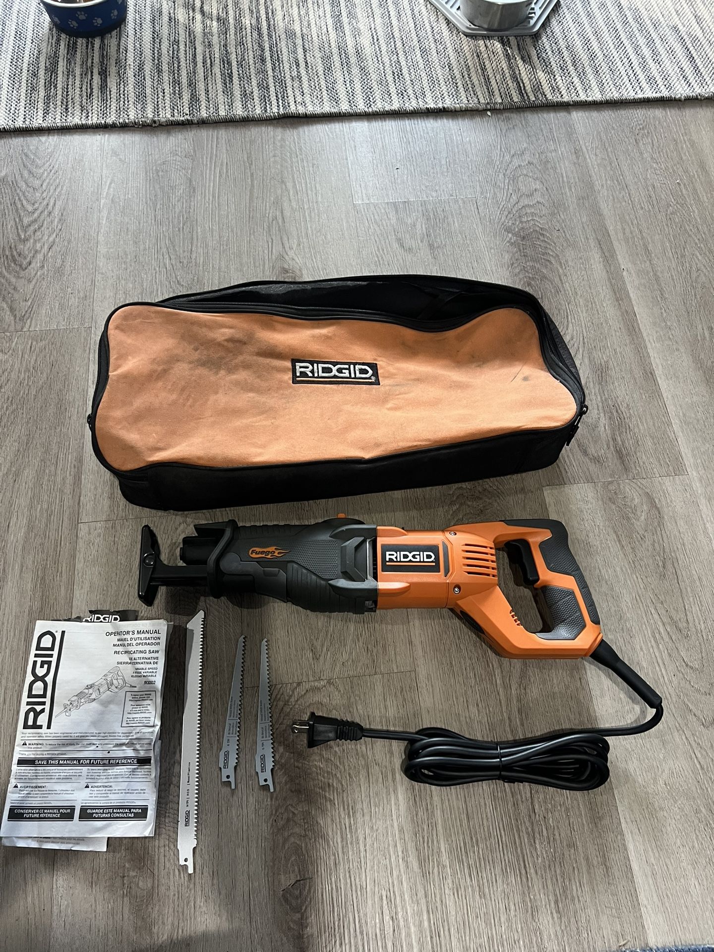 New Ridgid Orbital Reciprocating Saw 