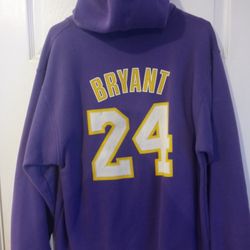 Adidas Kobe Bryant #24 Los Angeles Lakers Sweater Hoodie