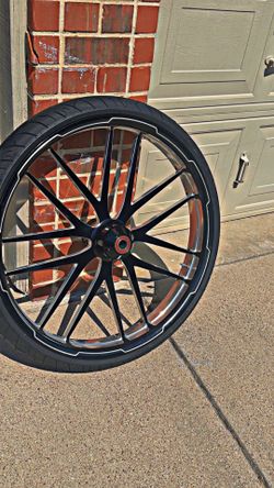 Harley Davidson 26 inch wheel set up