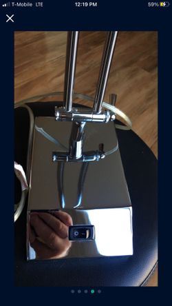 LED Desk Lamp,metal Silver 