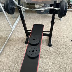 Bench/Barbell Set (LOW PRICE)