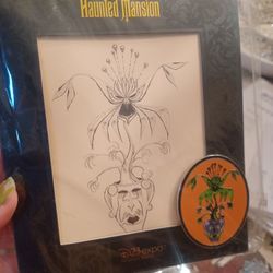 Disney's Haunted Mansion Bat Plant Pin