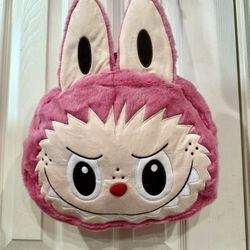 Large Pink Labubu Furry Purse