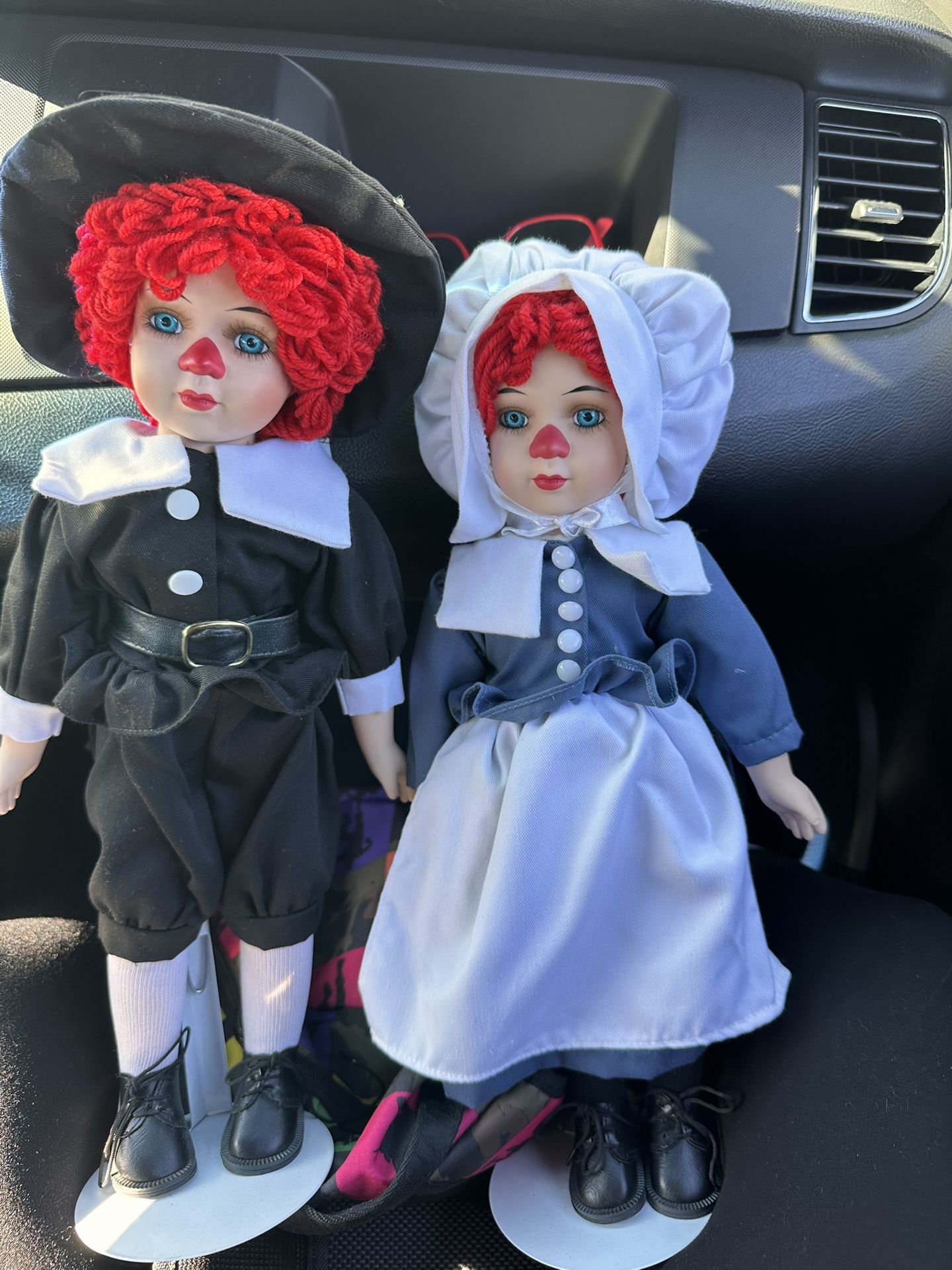 Porcelain Raggedy Ann And Dolls 