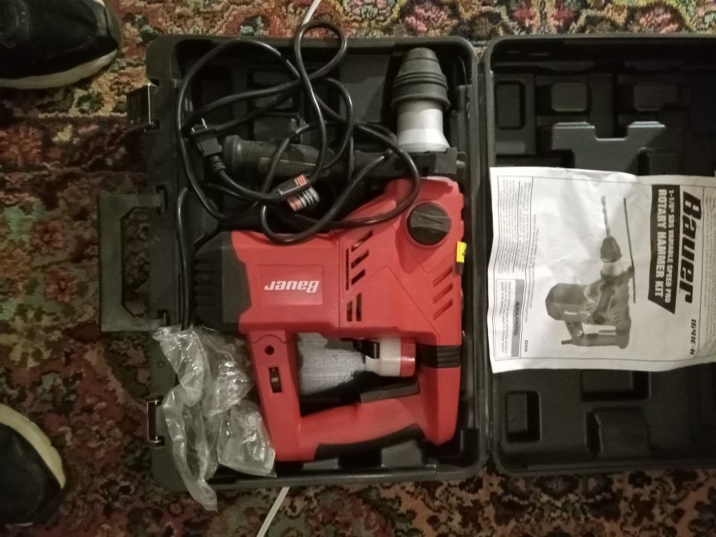** Look At All Pictures ** >>Hammer Drill, Jum.p Box, Charger, Camera (Auto Or Construction) & 2 Palm Sanders