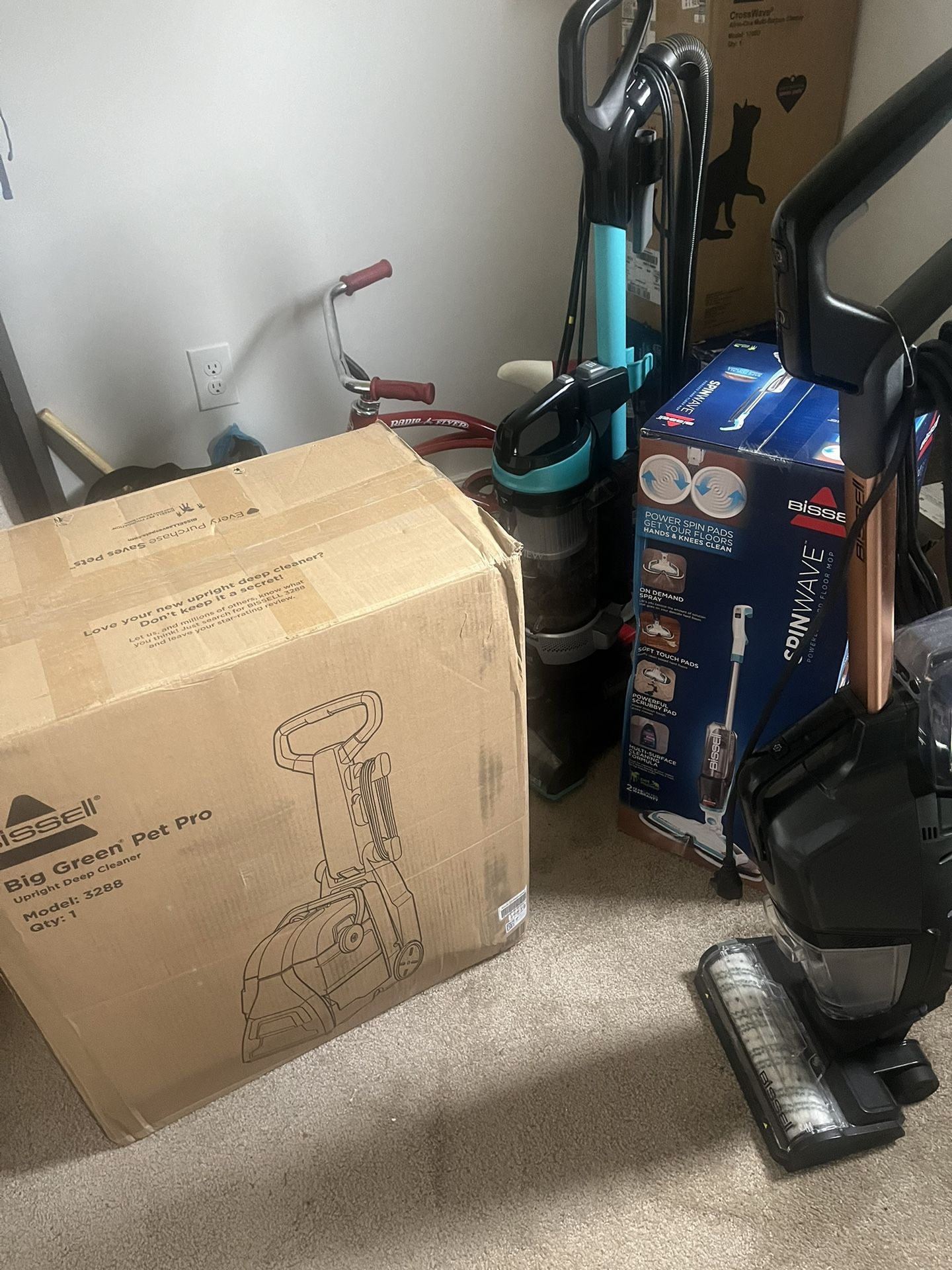 Vacuum, Carpet clears