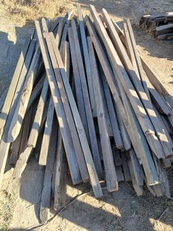 Lot of Used Wooden Stakes