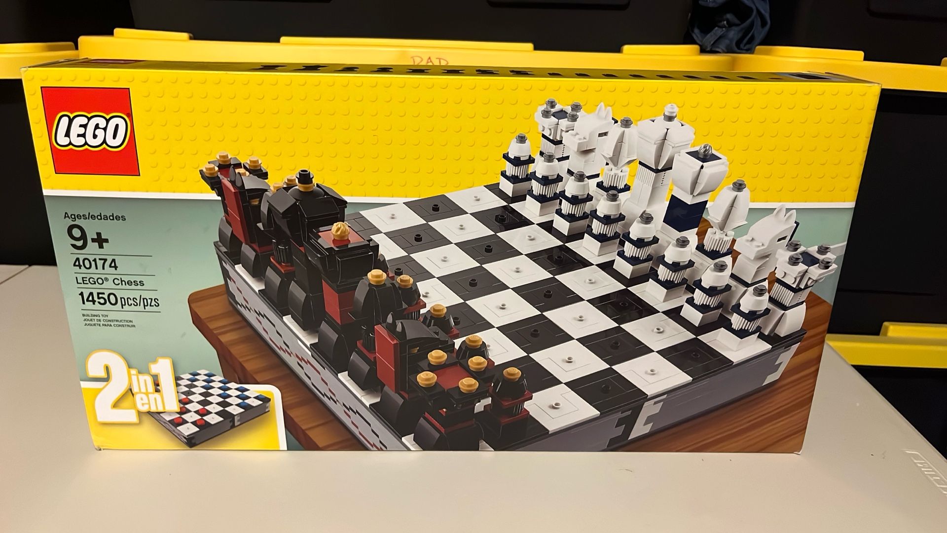 LEGO Iconic Chess Set 40174 2 in 1 Checkers Brand New Factory Sealed Retired