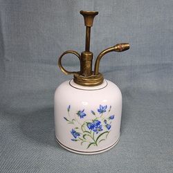 Vintage Takahashi porcelain Flowered Atomizer Made In Japan
