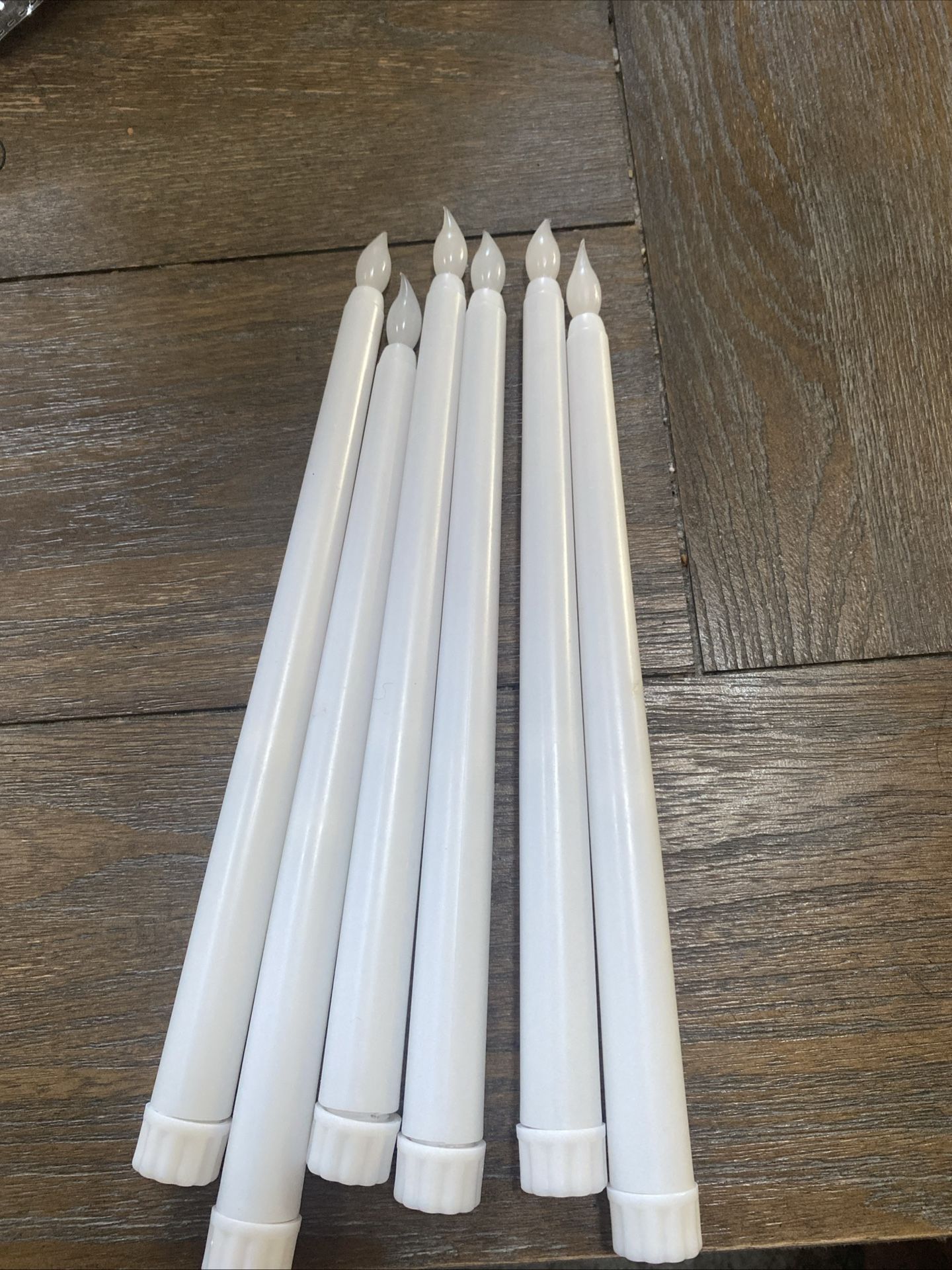 6X11" Flameless Candles Taper Candles Battery Operated for Home Party Weddings