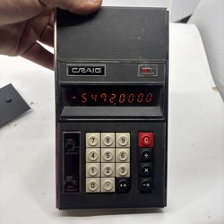 Vtg Craig Calculator Ghostbuster Cosplay Gizmo Model 4502 No Power Cord WORKS
