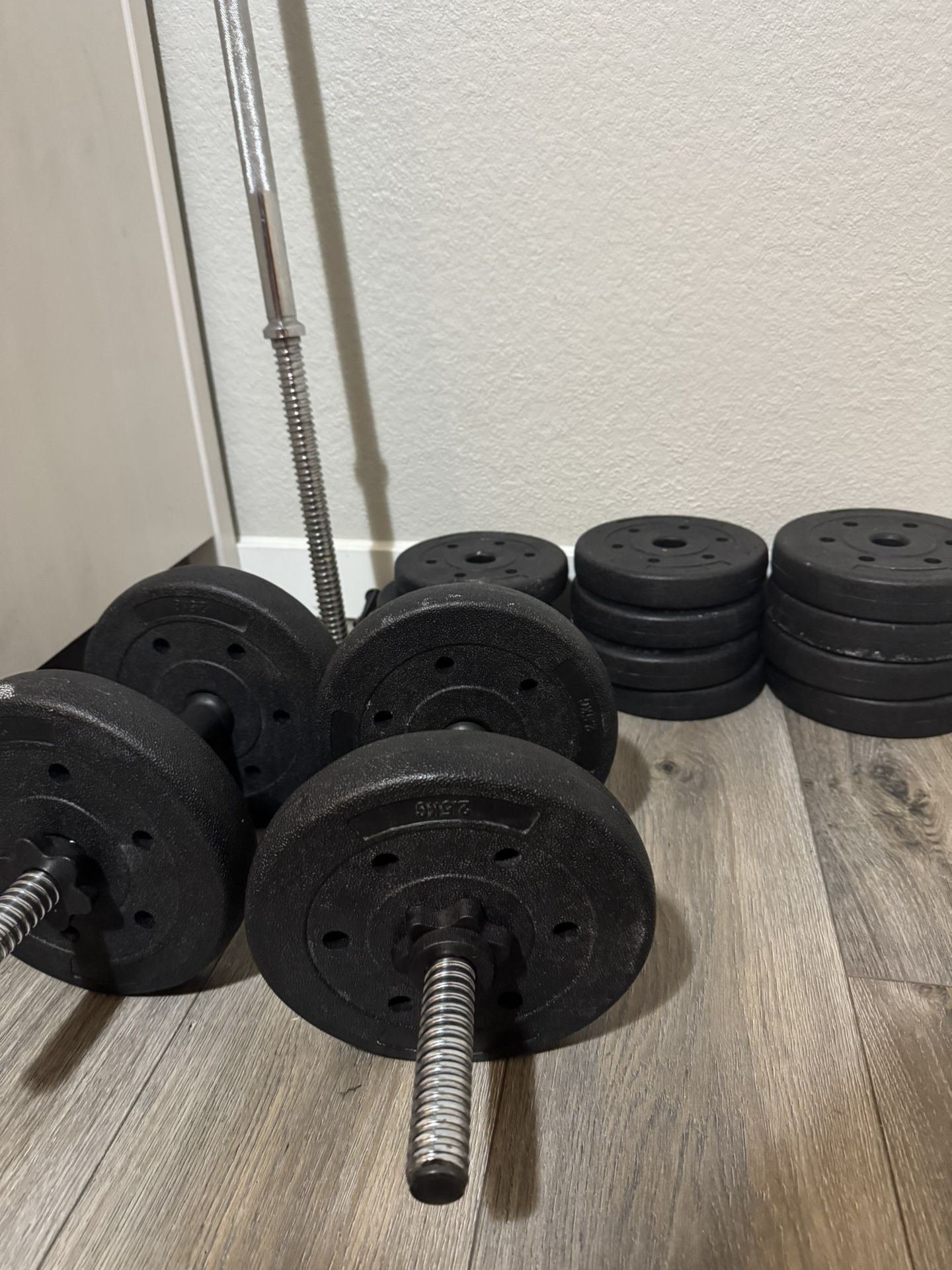 Weights Dumbbell 7 Foot Barbell