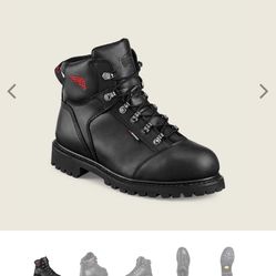 SIZE 8 RED WING THE TRUWEL WATERPROOF LEATHER SAFETY TOE BOOTS BRAND NEW