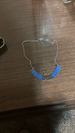 Blue Paparazzi Chocker Necklace