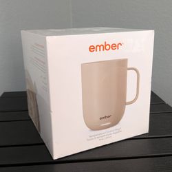 New Ember Mug 2 Temperature Control Smart Mug 14 oz Ceramic Stainless Steel Hot Beverages