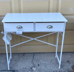 White desk