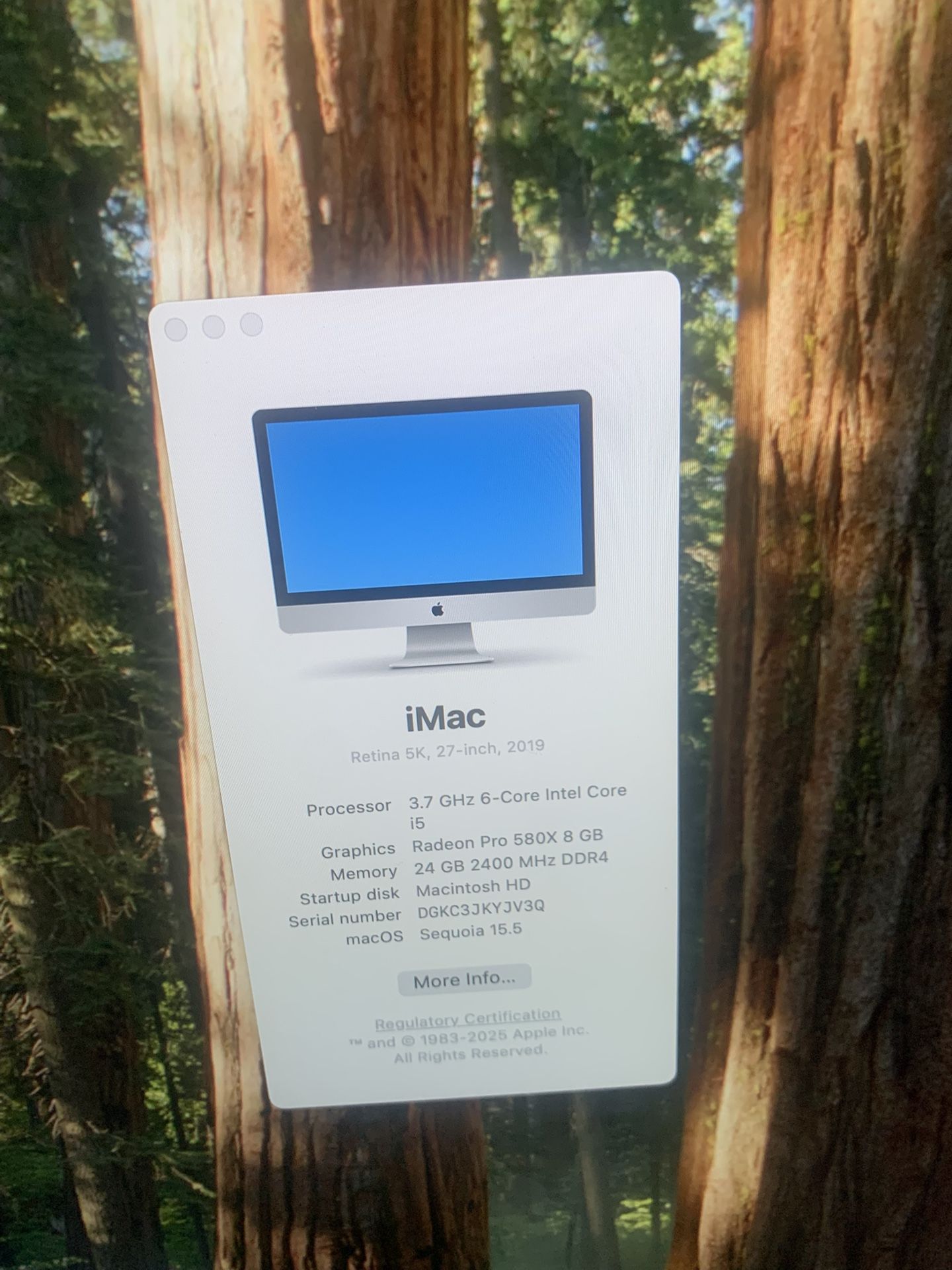 iMac 5k 27-inches 2019