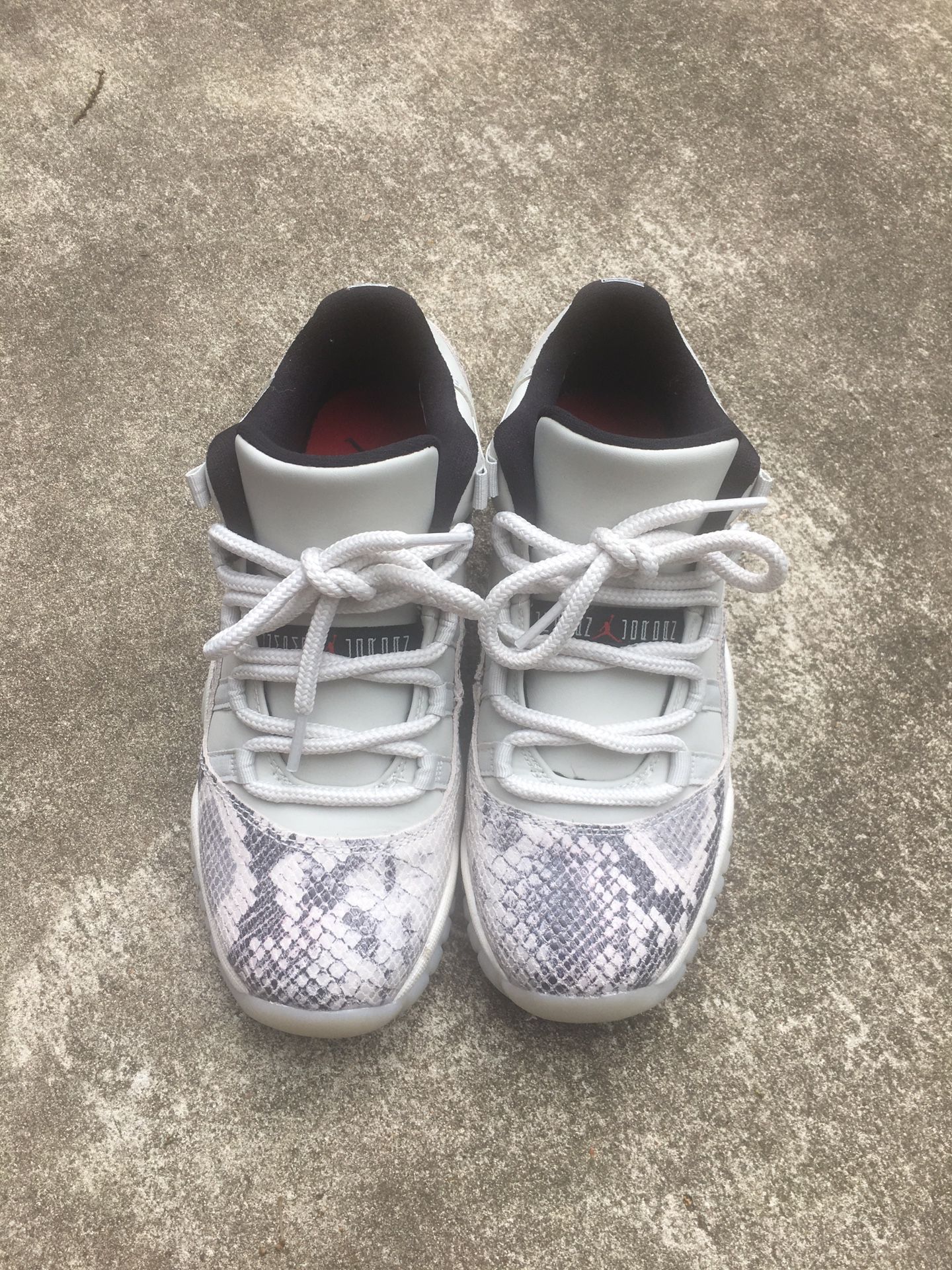 Low Light Bone Snakeskin Jordan 11 Low Snakeskin Grey Air Jordan