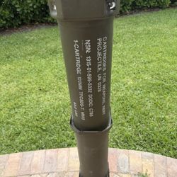 Inert US Army 120mm Cartridge Tube