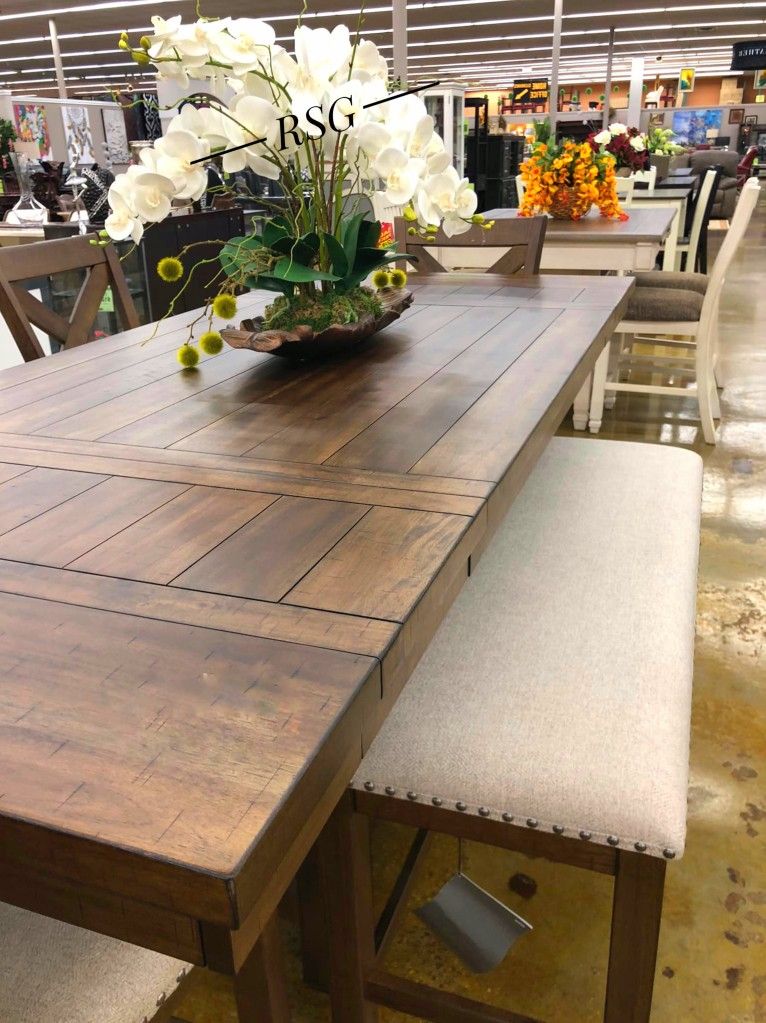 I’m Jon Green, Wayne’s Home Sales Representative🌟 Dining Room Furniture Set 🌟 Extendable Dining Table And Chairs And Bench Fast Delivery