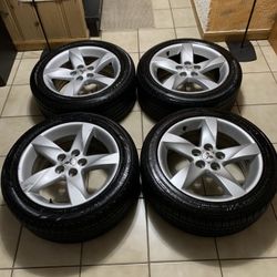 04,05,06 , 07, 08, 09, 10, 11,12  OEM Mitsubishi Eclipse 17”wheels 5x114.3(full Set Tires Size P225/50R17