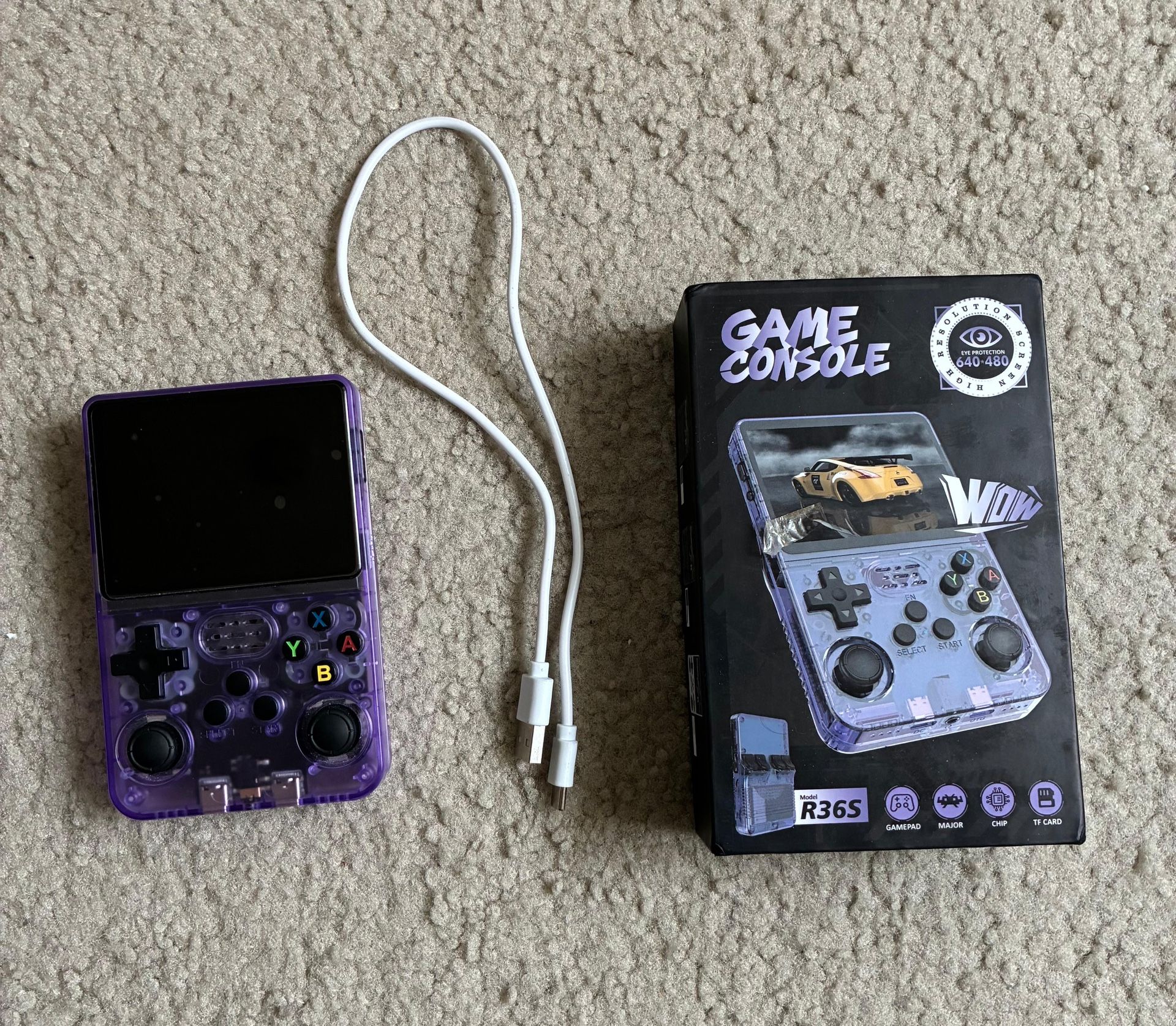 R36S Retro Handheld Video Game Console 