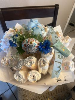 Ramos de pañales Para Baby Shower O Visita Al Hospital 