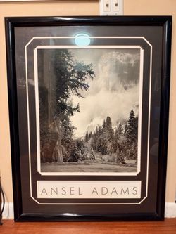 Professionally Framed Ansel Adams Yosemite Half Dome Print