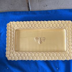 Ceramic Honeycomb Platter 